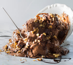 Glace végane double choco brownie